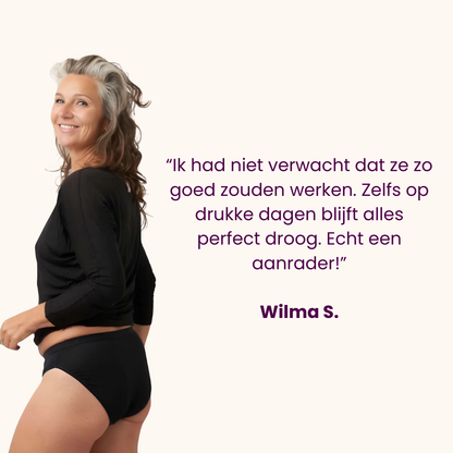 VitalDry® | Lekvrij Ondergoed (5-Pack) | Hoge Taille