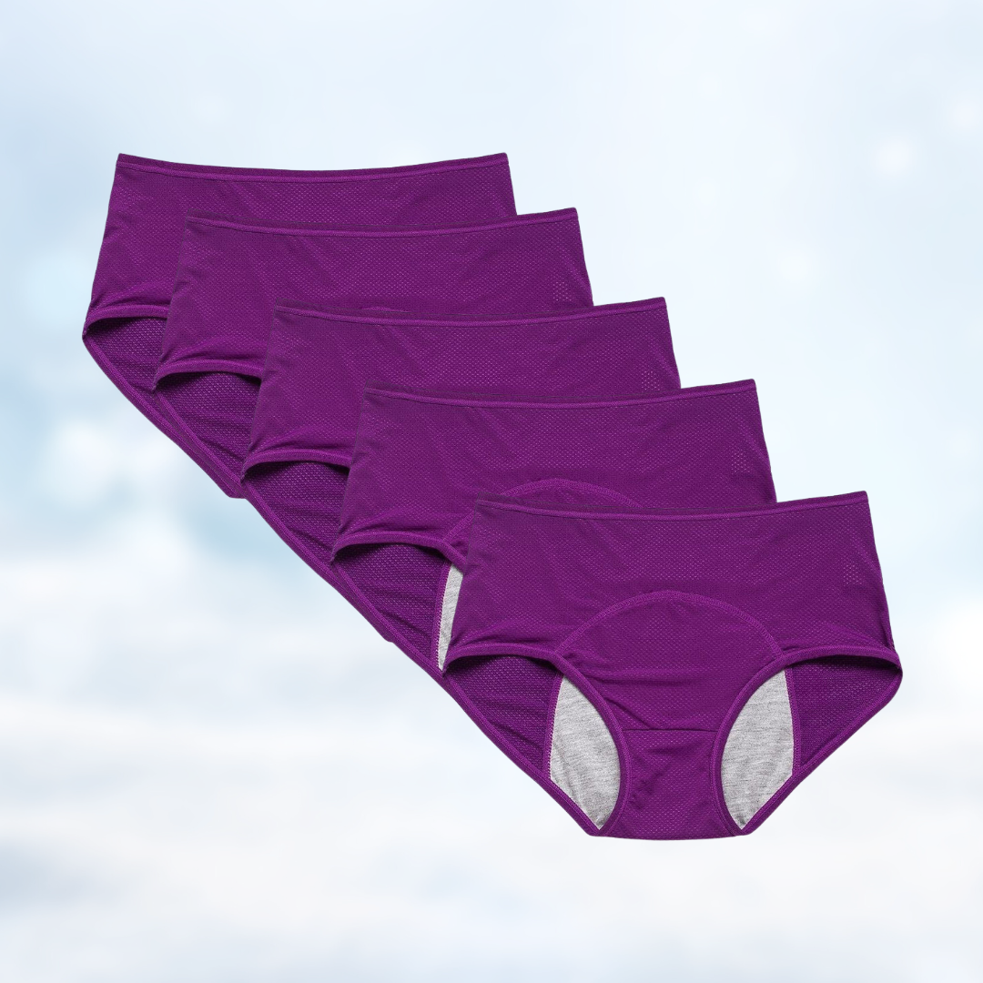VitalDry® | Lekvrij Menstruatie Ondergoed (5-pack) |