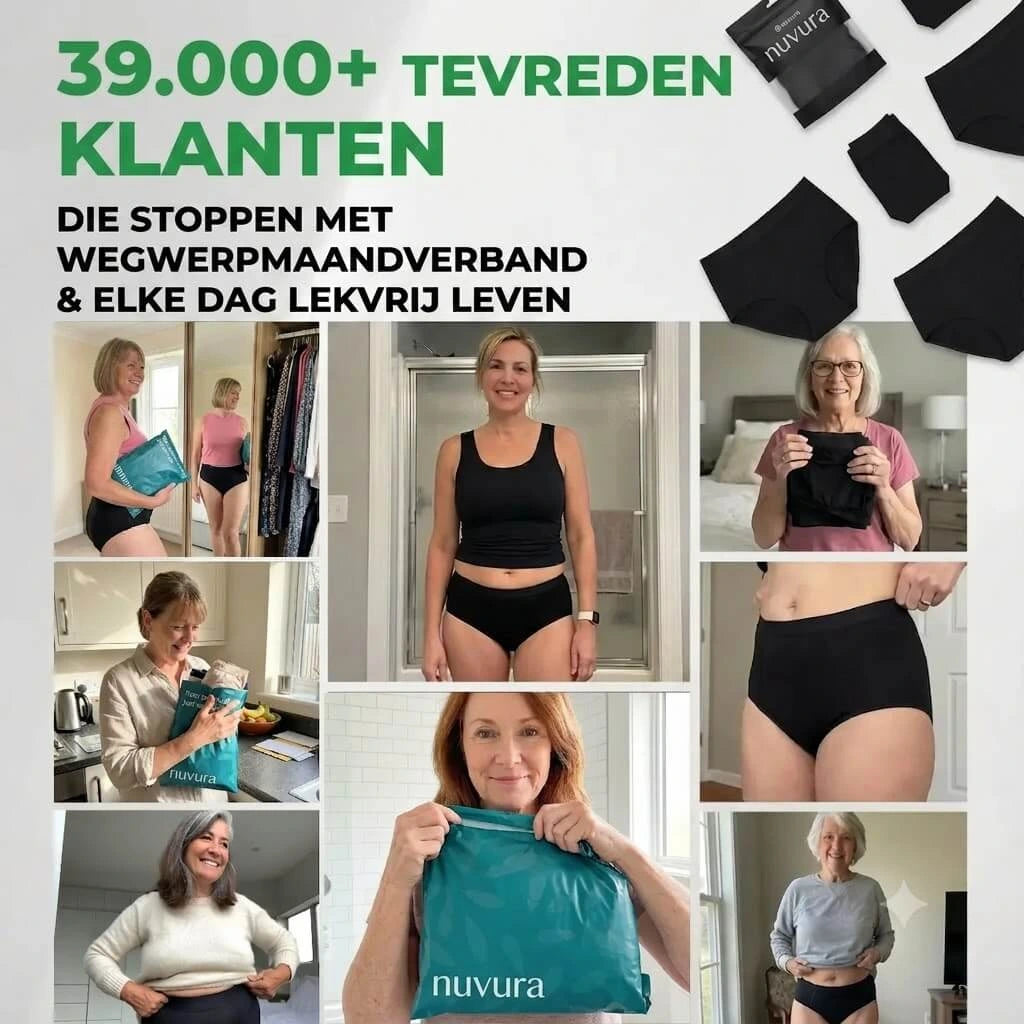 Nuvura® Lekvrij Ondergoed