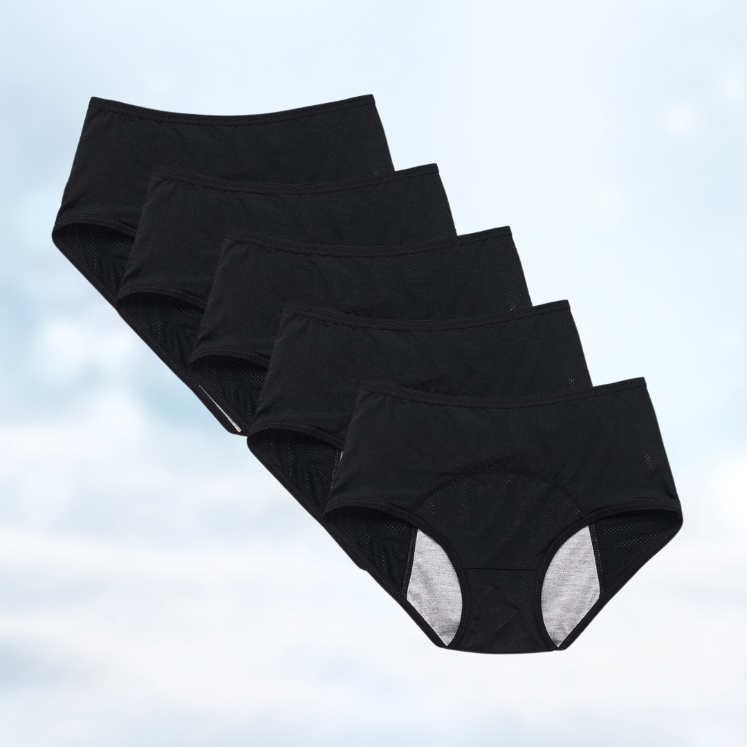 VitalDry® | Lekvrij Menstruatie Ondergoed (5-pack) |