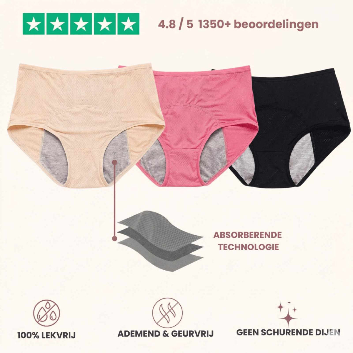 Nuvura™ | Comfortabel Lekvrij Ondergoed