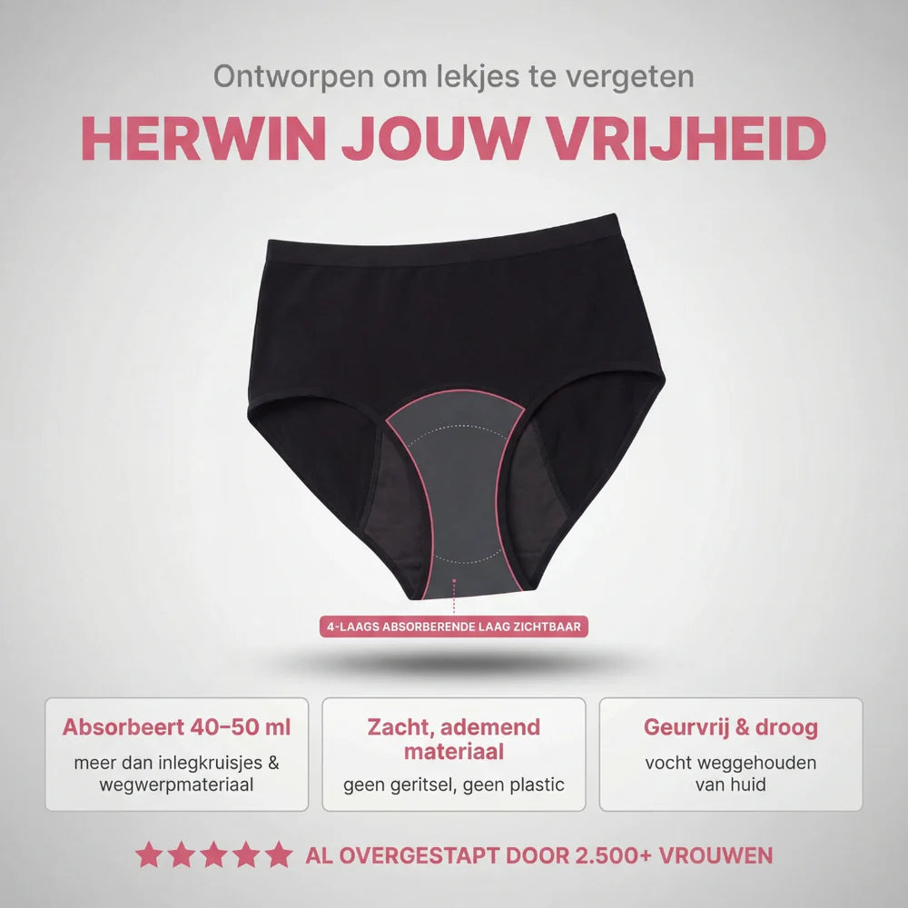Nuvura® Lekvrij Ondergoed