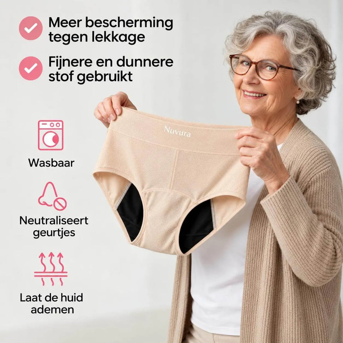 Nuvura® Lekvrij Ondergoed